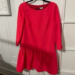 JCREW PINK RED PARTY DRESS